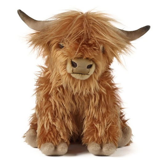 Living Nature Naturli | Highland Cow | 24cm Stuffed Plush Children/Baby