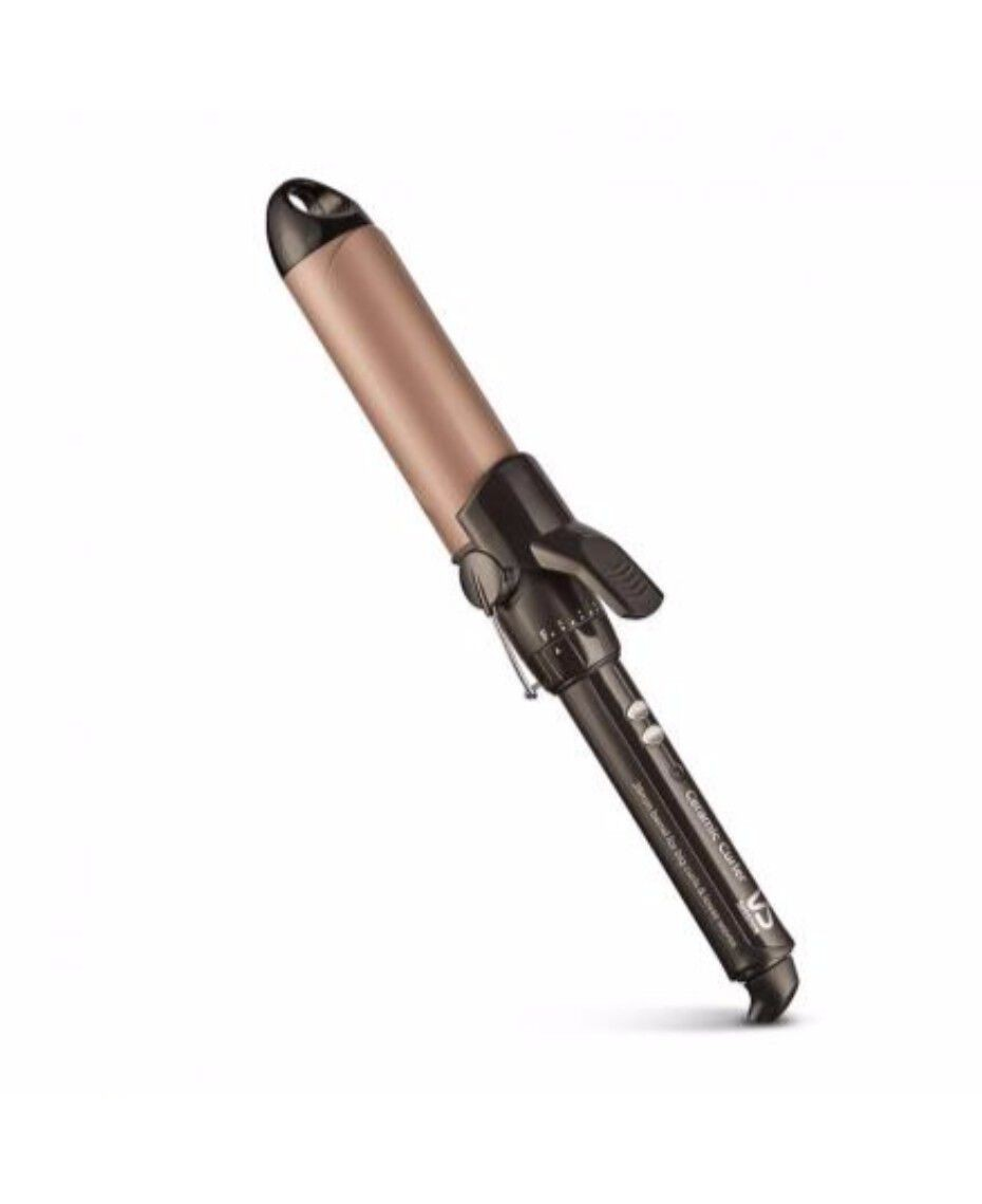 VS Sassoon Ceramic Hair Curler | 38mm Women's Hair Styler | Curling Iron Tongs 10 Heat Settings