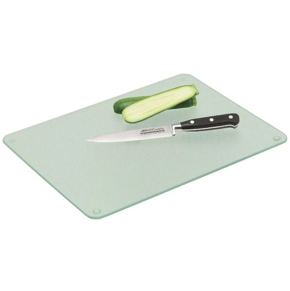 Chopping Board - Hygienic Stain Resistant Durable Tempered Safety Glass Chop Meat Vegetable Cutting Board