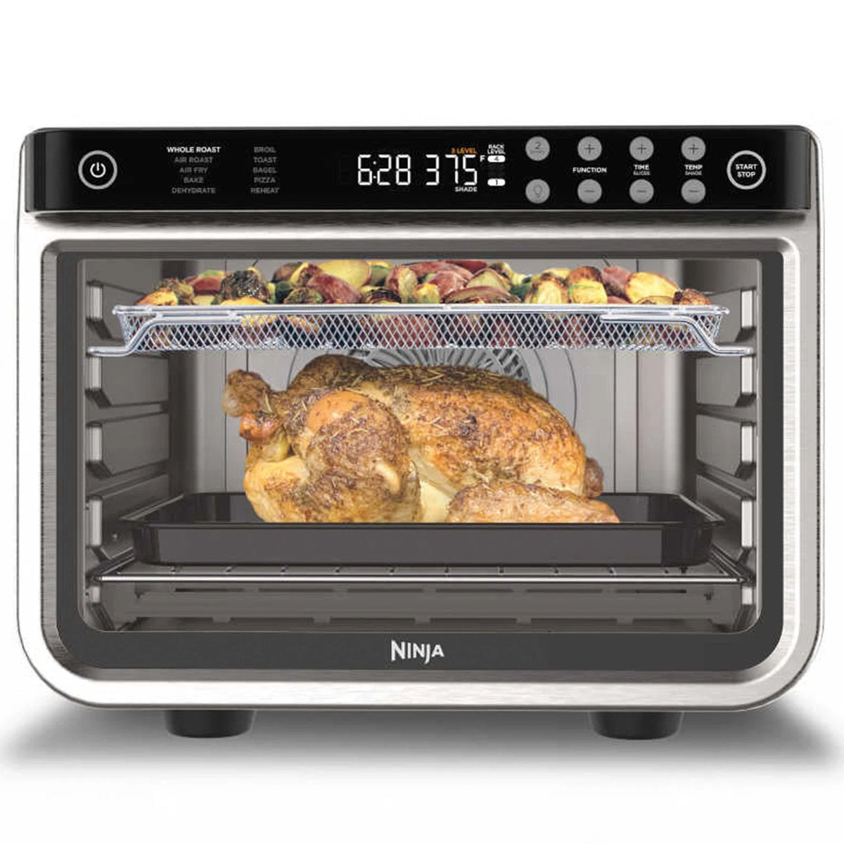 Ninja XL Air Fryer Toaster Oven, Electric Kitchen Appliance Food Cooker Airfryer Frying Machine 29L Capacity, 10 Programs