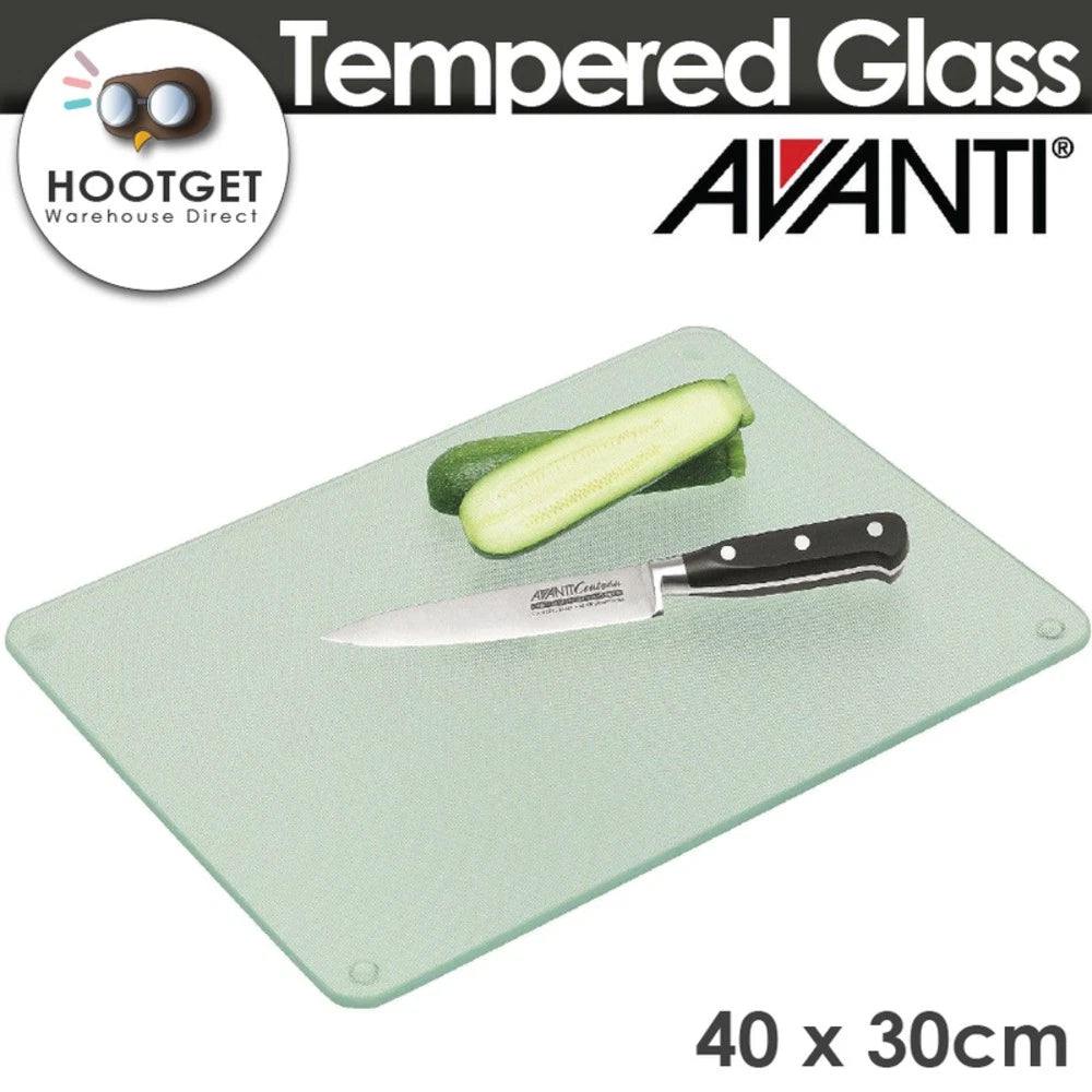 Chopping Board - Hygienic Stain Resistant Durable Tempered Safety Glass Chop Meat Vegetable Cutting Board