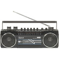 Retro Portable Boombox Cassette Tape Player | Bluetooth Speakers MP3 SD USB