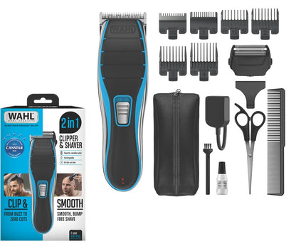 Wahl Hair Trimmer Buzz Zero Cut Shaver Clipper Rechargeable Powerful Motor Razor