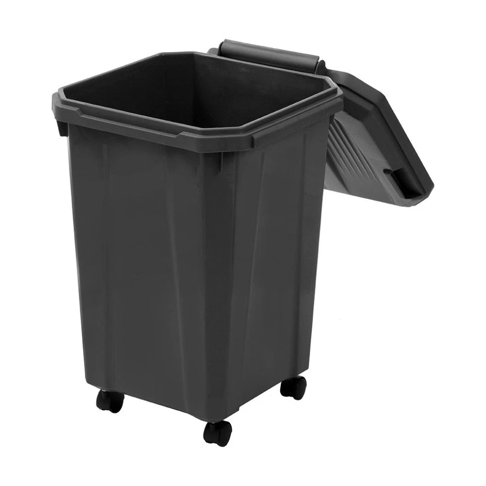 60L Rubbish Bin Garbage Garden Waste Paper Recycling Indoor Wheelie Bin Basket
