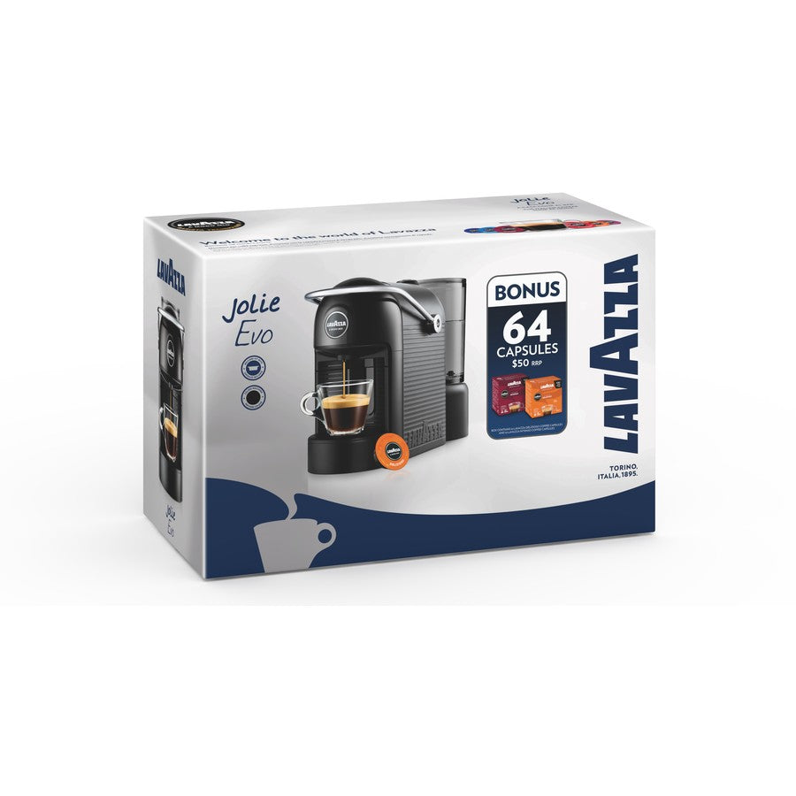 Lavazza Capsule Coffee Machine | Lavazza POD Espresso Cappuccino Maker | BONUS 64 PODS