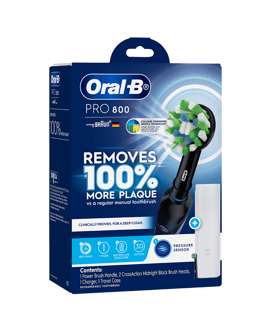 Oral-B Electric Toothbrush | Cordless Teeth Tooh Brushing | 3D Cleaning 3 Brushing Modes | Travel Case and Charger