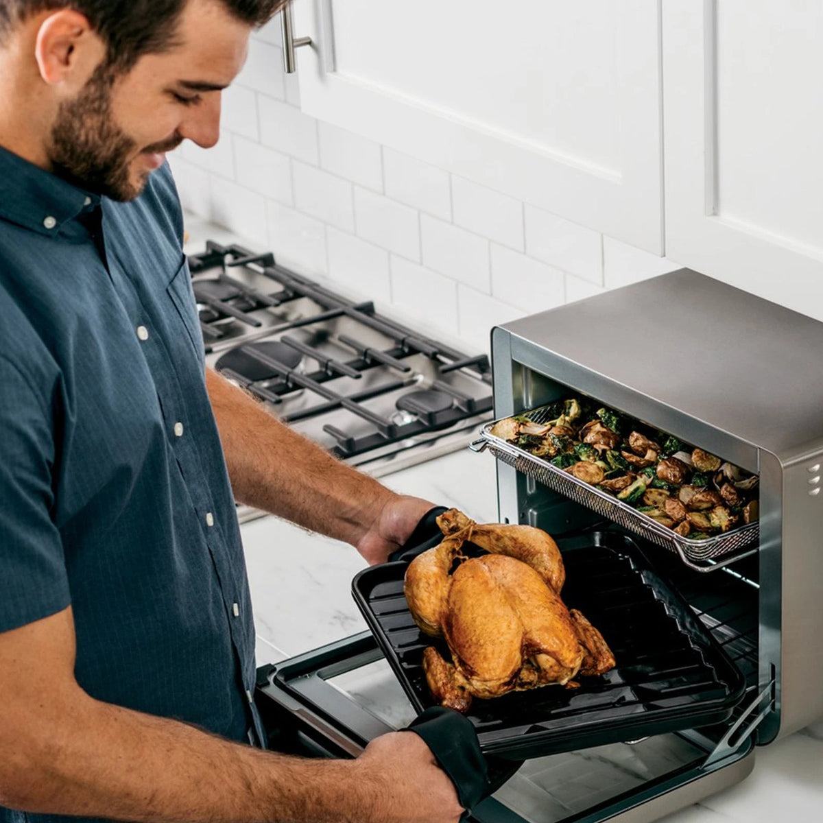 Ninja XL Air Fryer Toaster Oven, Electric Kitchen Appliance Food Cooker Airfryer Frying Machine 29L Capacity, 10 Programs