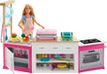 Barbie Kitchen Playset with Doll Pretend Restaurant Preschool Accessories