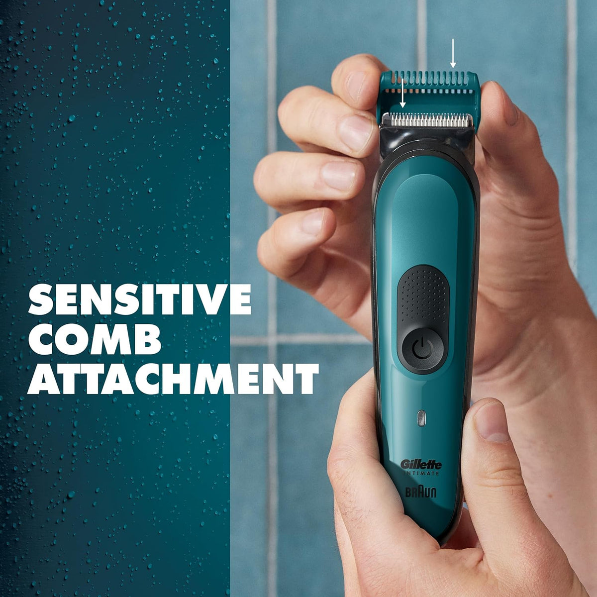 Gillette Intimate Body Trimmer Waterproof Cordless Shaver Groin Private Hair Trimmer Waterproof Shaving