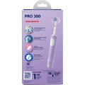 Oral-B Pro 300 Electric Toothbrush | Pro-timer function | Precision Cleaning |Lilac Travel Case Included