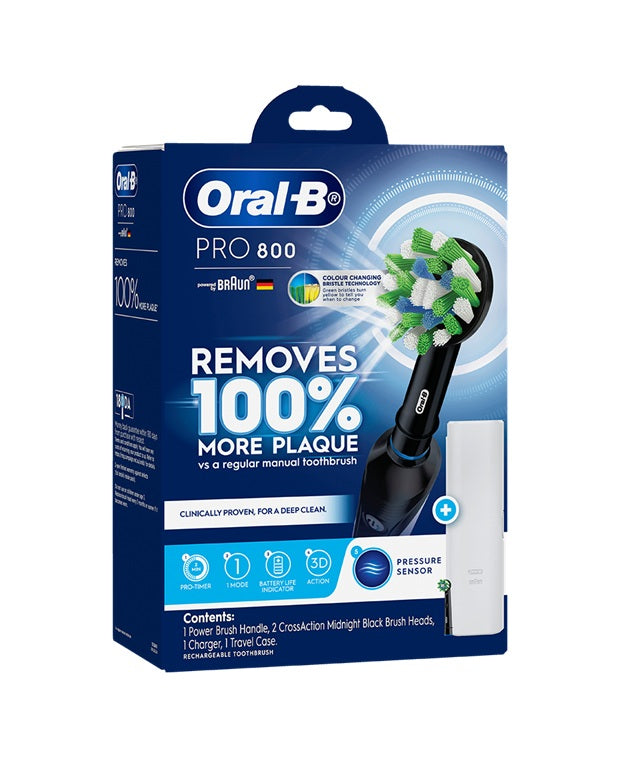 Oral-B Electric Toothbrush | Cordless Teeth Tooh Brushing | 3D Cleaning 3 Brushing Modes | Travel Case and Charger