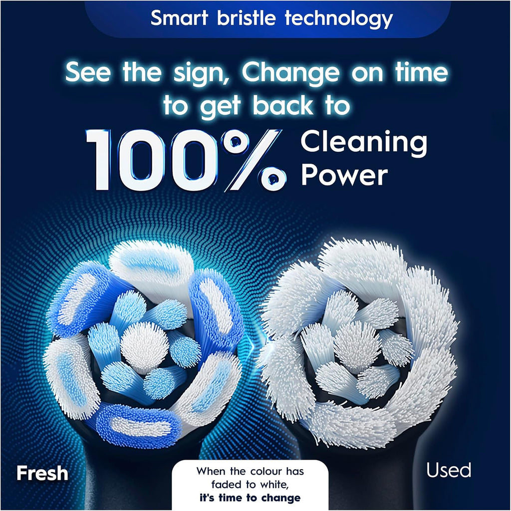 Oral-B Electric Toothbrush Clean & Gum Protect, Gum Pressure Sensor, 2 Minute Timer, Clean & Gum Protect Brush Head, Long Lasting Battery