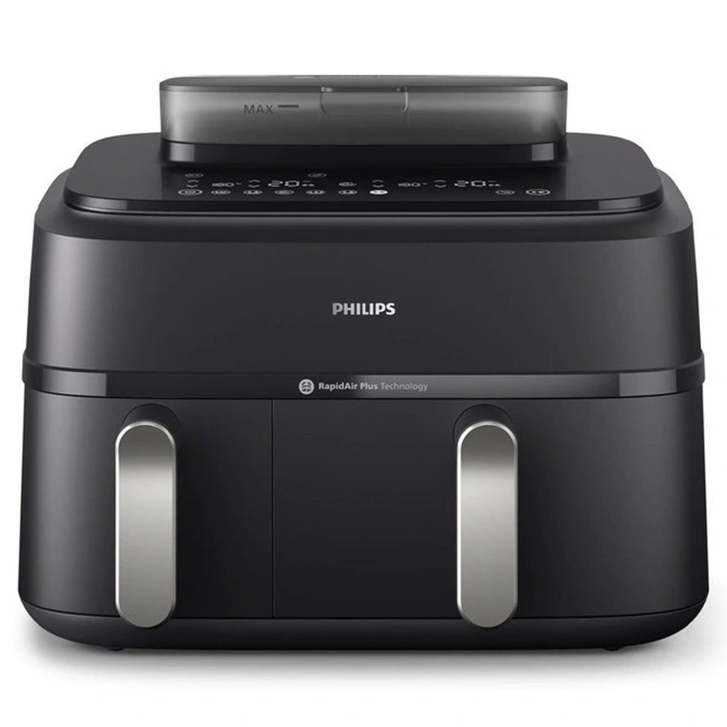 Philips Dual Basket Airfryer Double Air Cooker 6L+3L Healthy Steamer Air Fryer Frying XXL - Crispy Tender Steamed - Home Kitchen Appliance Cooker