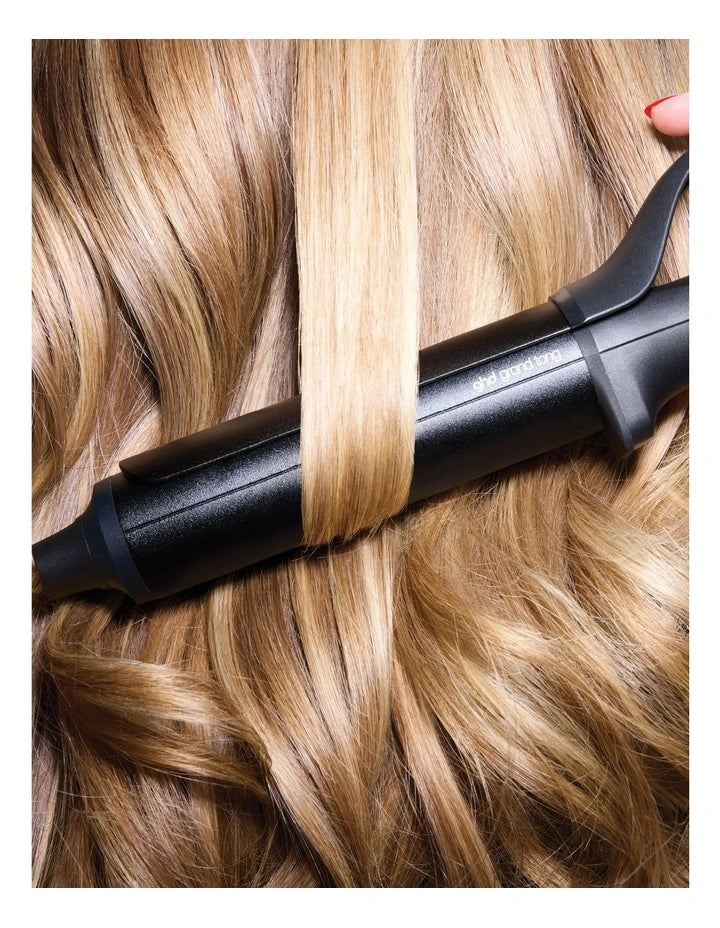 GHD Curve Curling Tong Curler Wand Womens Heated Barrel Medium to Long Hair Frizz-Free Curling Iron