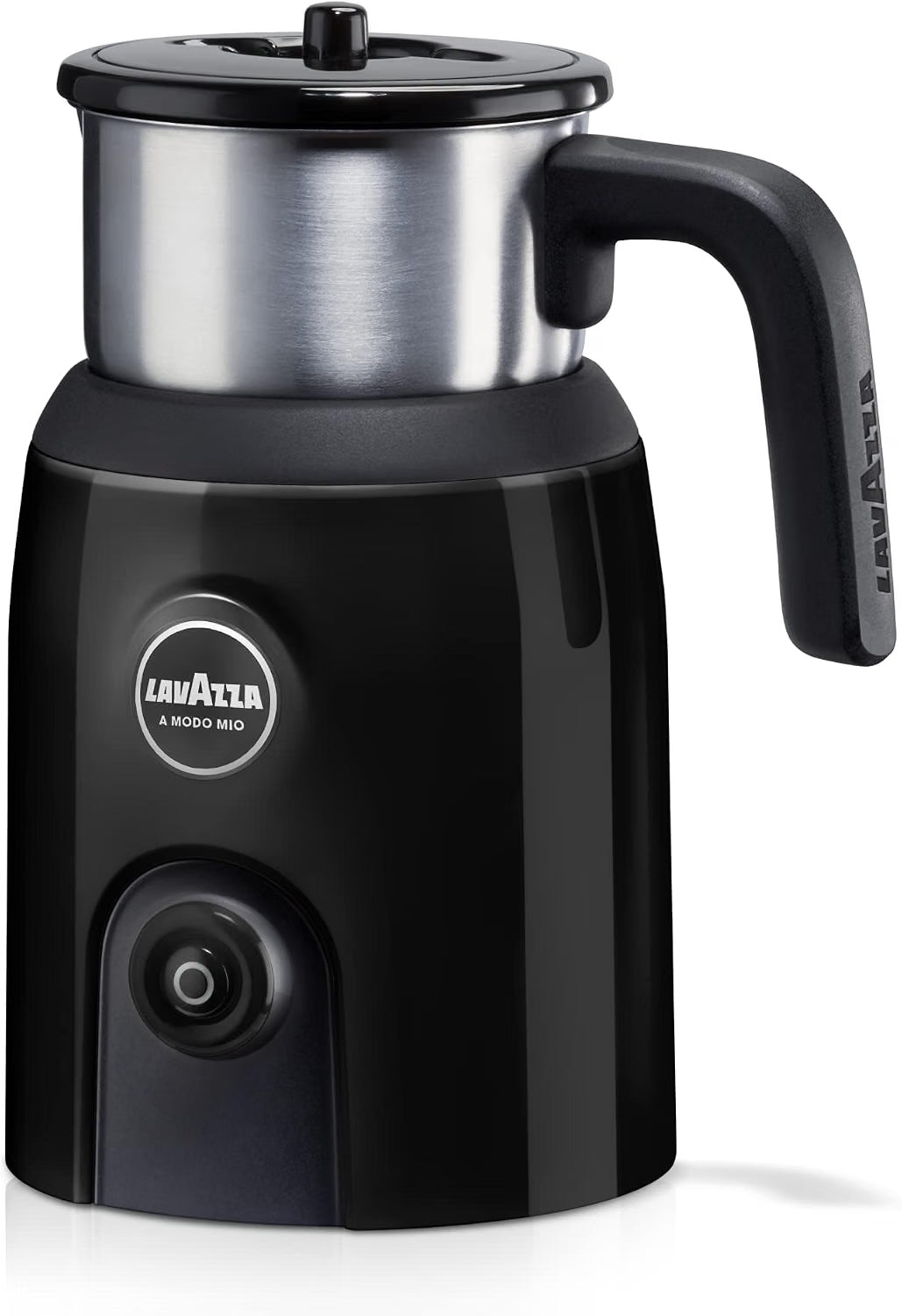 Lavazza Electric Milk Frother Stainless Steel Creamy Hot or Cold Foamer - Accessory for Coffee Machine