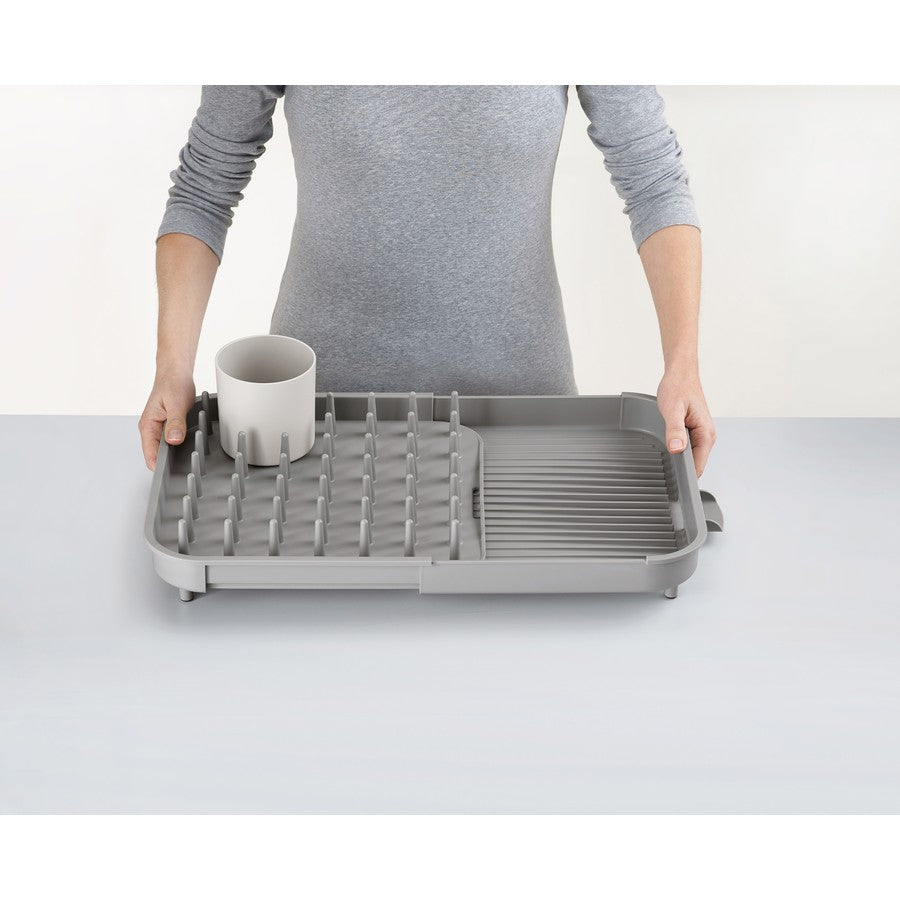 Joseph Joseph Expanding Dish Rack Extending Drying Tray Plate Drainer Cutlery Holder Kitchen Organizer Storage