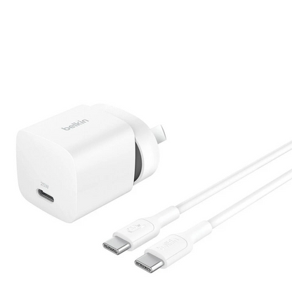 Belkin Boost Charge 25W USB-C Wall Charger | Fast Charge Adapter for iPhone & Android