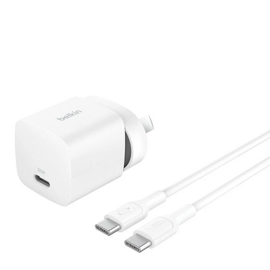 Belkin Boost Charge 25W USB-C Wall Charger | Fast Charge Adapter for iPhone & Android