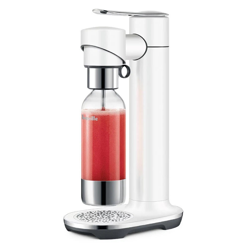Breville The InFizz Fusion Water Sparkler | Drink Maker 43x15x26cm Sea Salt | Beverage Fizzer