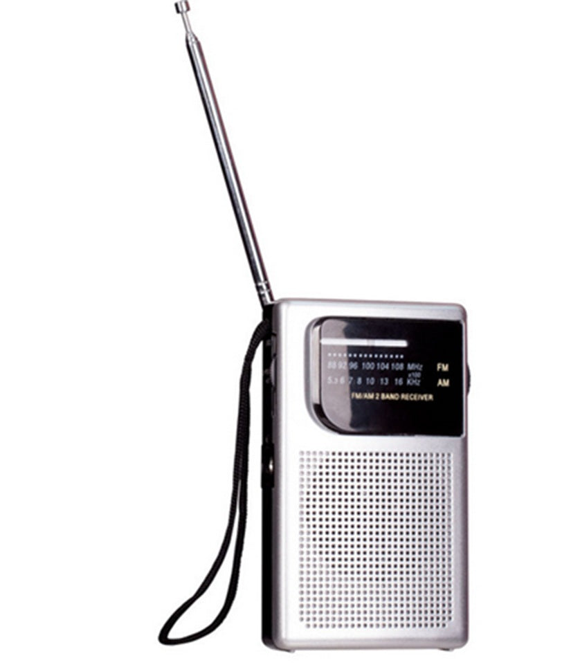 Laser Portable AM FM Radio Built-In Speaker | Handheld 3.5mm Audio Jack for Earphones Socket | Carry Along Music Player