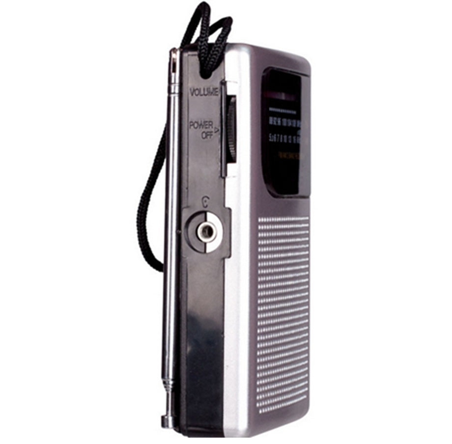 Laser Portable AM FM Radio Built-In Speaker | Handheld 3.5mm Audio Jack for Earphones Socket | Carry Along Music Player