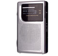 Laser Portable AM FM Radio Built-In Speaker | Handheld 3.5mm Audio Jack for Earphones Socket | Carry Along Music Player