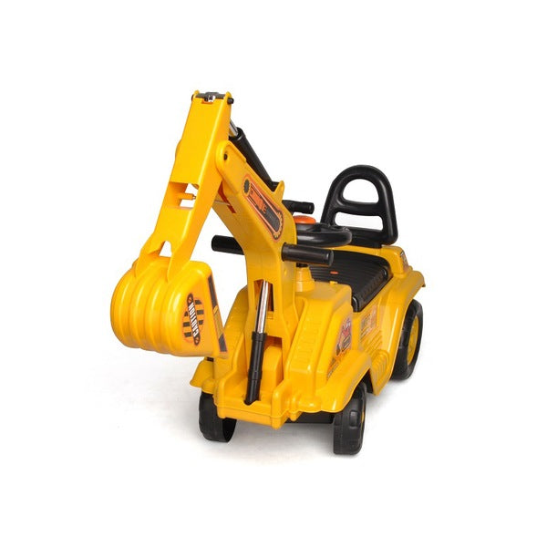 Kids Ride On Excavator Sandpit Toys | Ride-On Toddler Car Digger Bulldozer Pretend Play