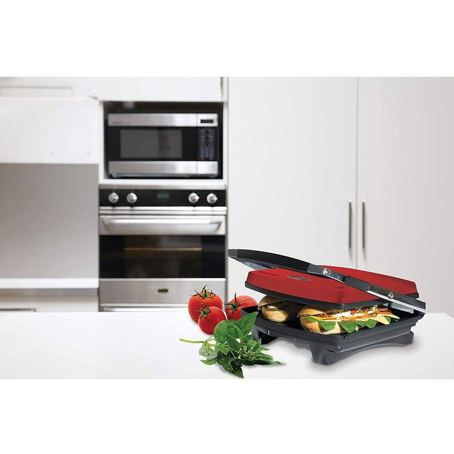 Russell Hobbs | 4-Slice Sandwich Press | Non-Stick Electric | Jaffle Toastie | Fast Heat | Non-Stick