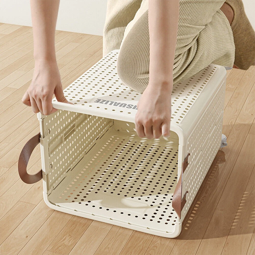 Large Rolling Hamper Basket Clean Dirty Clothes Laundry Hamper, Toy Blanket Organiser Storage Bin