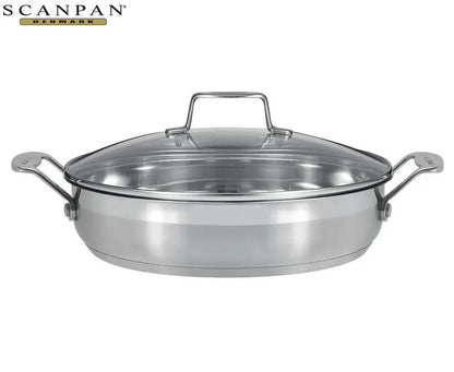 Scanpan Impact Frypan 32cm Sainless Steel Skillet Saucepan Frying Pan