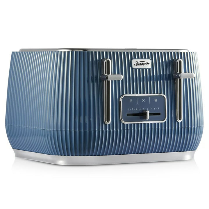 Sunbeam Elegant 4 Slice Toaster | 9 Browning Settings | Bread Browning Machine Toasting