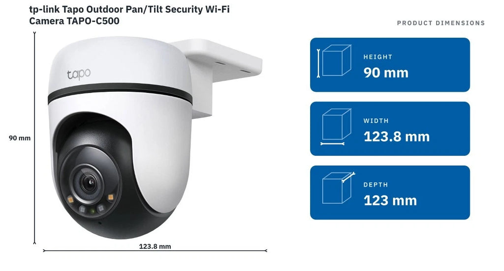 Tp-link WiFi Outdoor Home Security Camera 360-degree monitoring  1080p Full HD live Viewing with Microphone