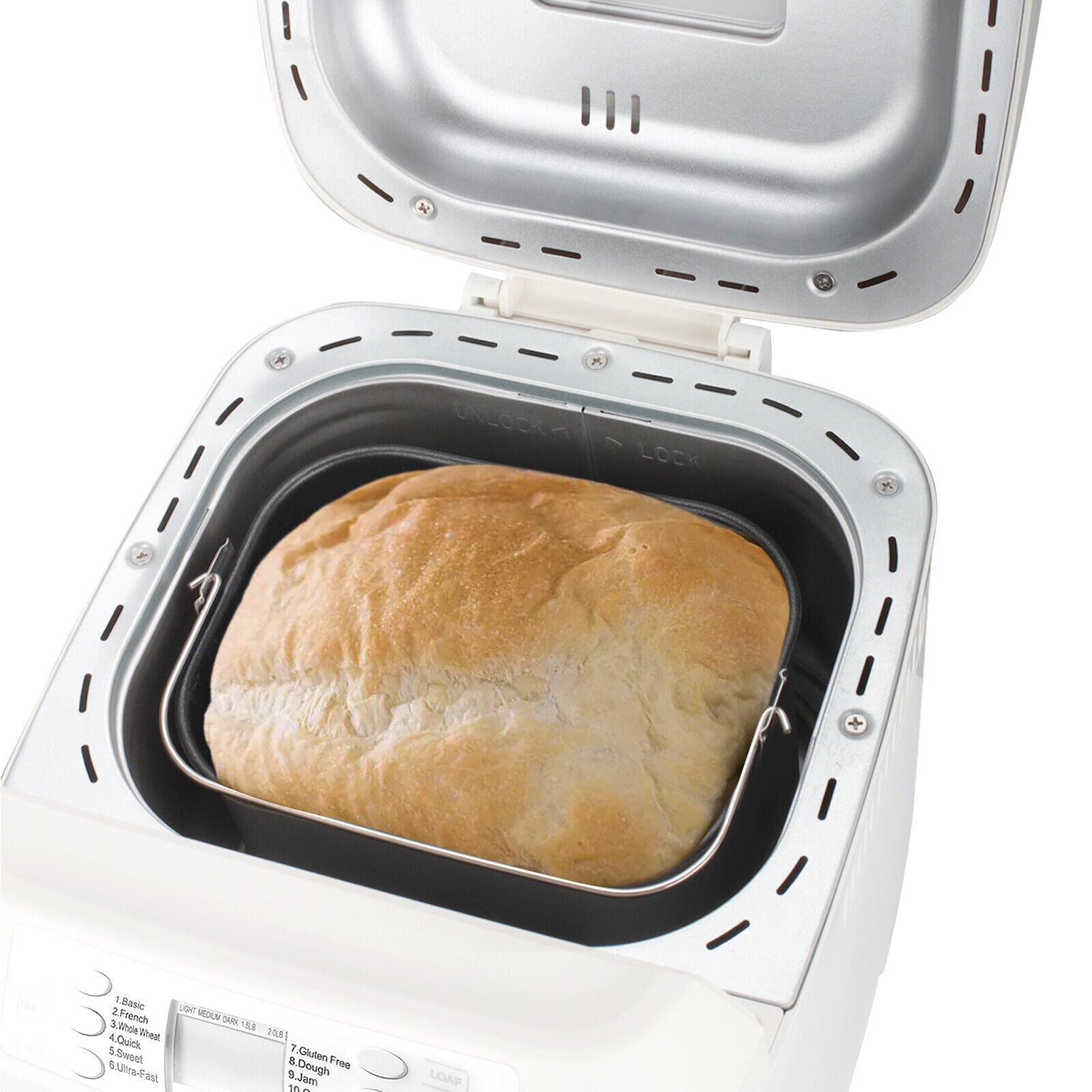 Electric Bread Maker | Auto Bread Making Oven Bakehouse 12 Program Bread Cooker Baker