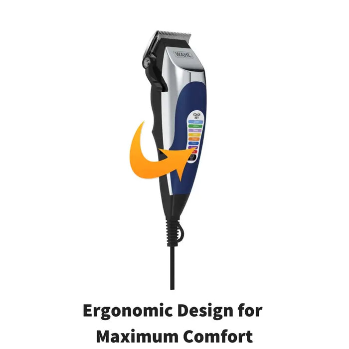 Wahl Men's Hair Clipper Set | Electric Color Pro Hair Cutting Shaver Home Barber Set