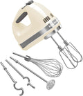 KitchenAid Vintage Hand Mixer Egg Whisker Mixing Dough Beater, 9 Speed Electronic Controls