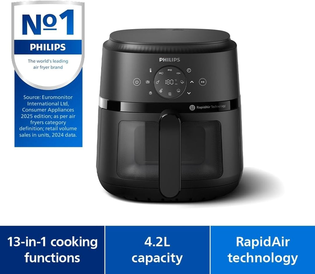 Philips 4.2L AirFryer Electric Air Fryer 13-in-1 Healthy Air Fryer Grilling Roasting Appliance Machine