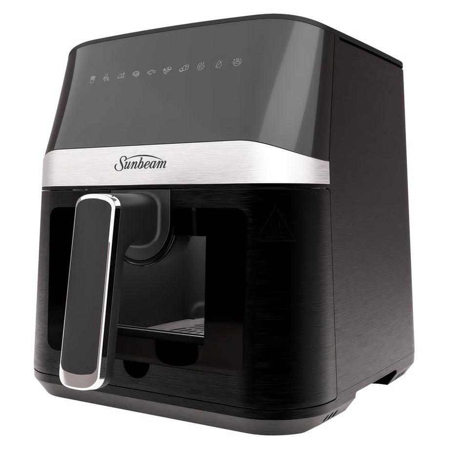 Sunbeam 4L Airfryer, Electric 10 Cooking Preset Air Fryer Oil-Free Cooking with Basket