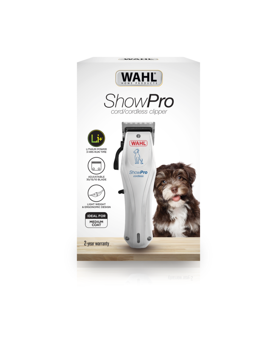WAHL Cord/ Cordless Pet Dog Hair Clippers Electric Trimmers Shaver with Guides