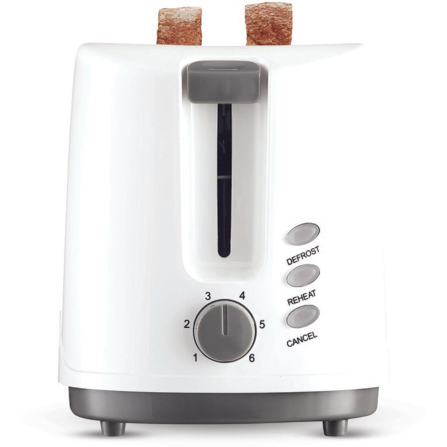 Brilliant Basics 2 Slice Toaster | 750 Watts | Variable Browning Control | Classic Toaster