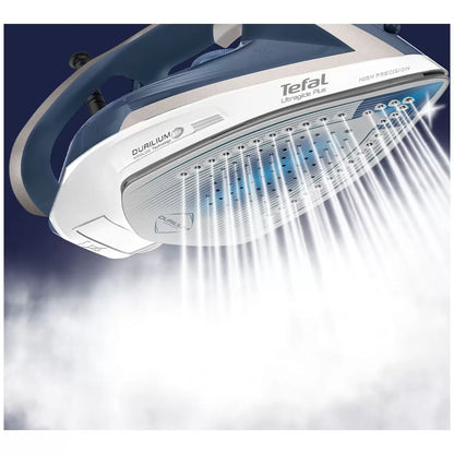 Tefal 2400W Extra Steam Iron Ironing Press | Clothes Steam Shirt Crease Remover | Scratch Resistant Soleplate