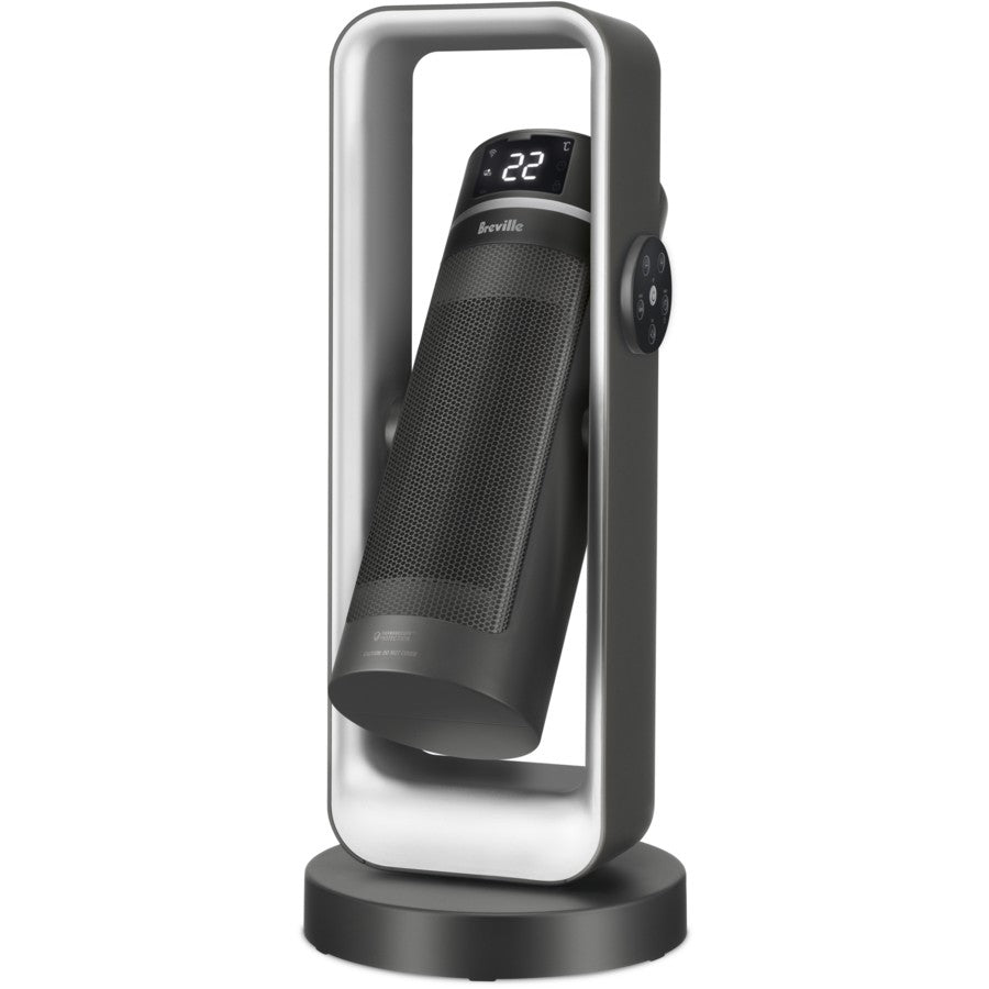 Breville Ceramic Heater | 2000W Indoor Bedroom Room Heating Thermostat Heater | Adjustable | Google Home/Alexa Compatible