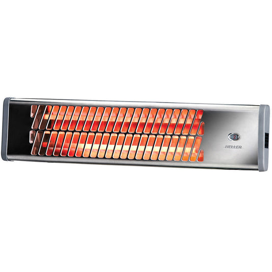 Heller Outdoor Wall Heater 1200W Waterproof Pullcord Strip Heating | Patio Backyard Verandah Heater