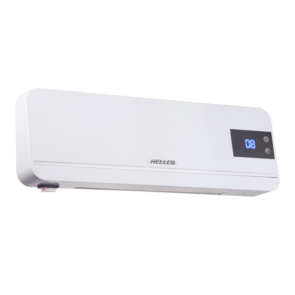 Heller Wall Heater Indoor 2000W Ceramic Heating Wall-Mounted Warmer/Cooler LED Display with Remote