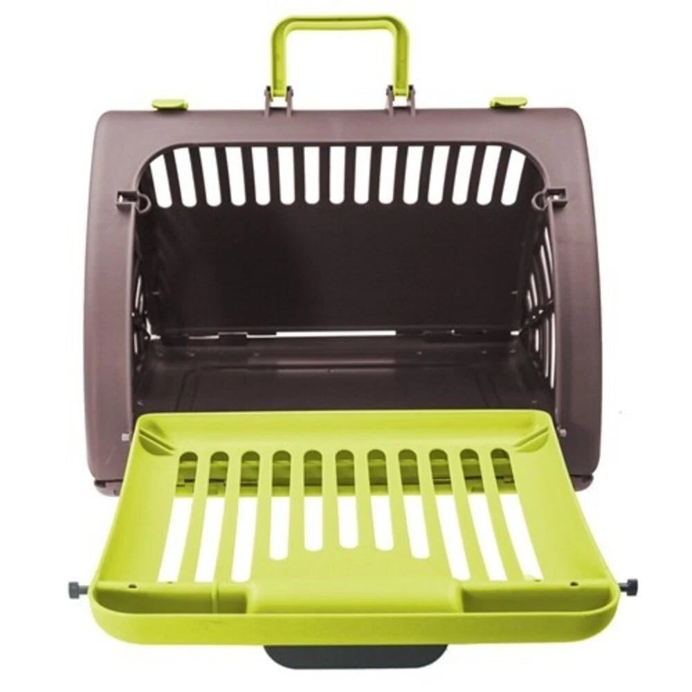 Paws N Claws Portable Pet Carrier | Travel Kitten Crate Carry Flexible Cage Dog Cat Rabbit