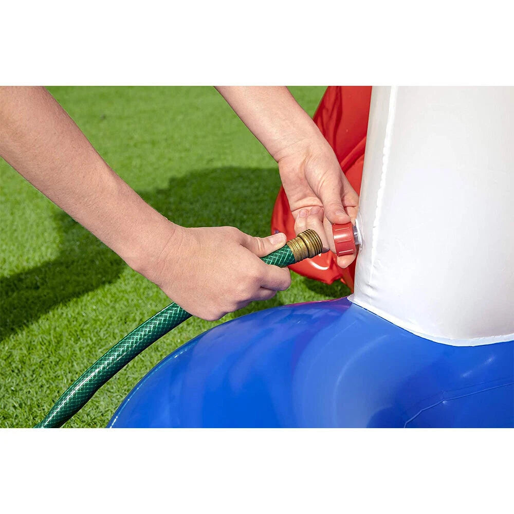 Kids Outdoor Swimming Pool, Bestway Water Slide and Sprayer, Inflatable Backyard Splash Paddle