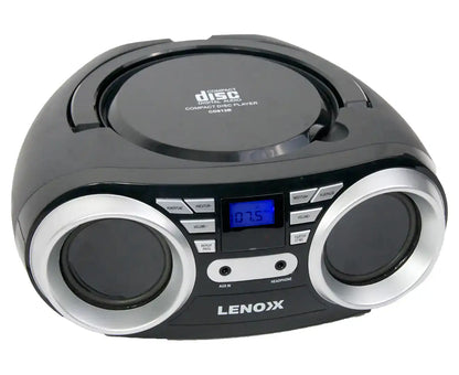 Portable CD Player with FM Radio | Carry Handle | AUX Input| Music Player