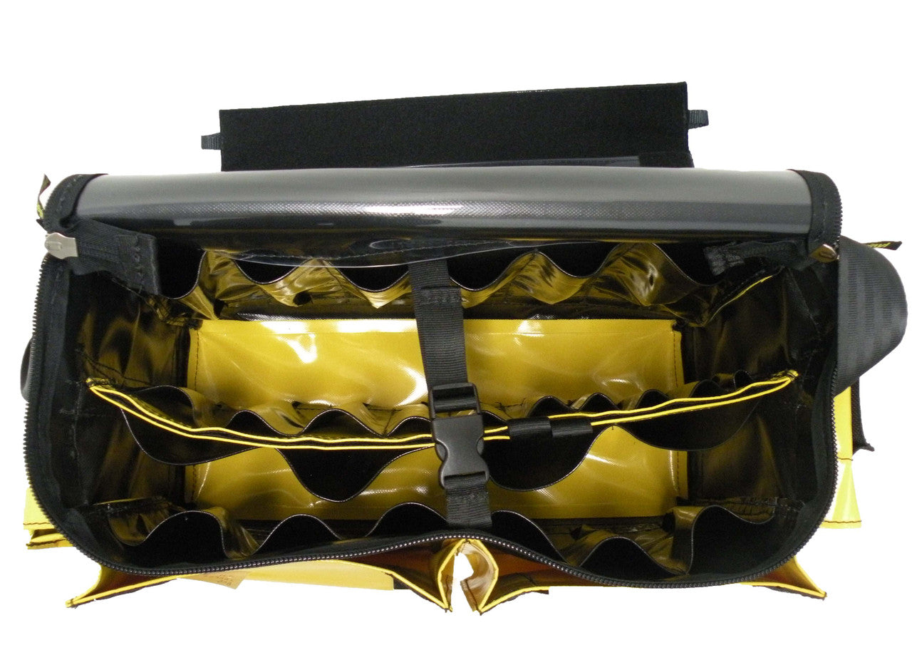 Beehive Lockable Zippable Vinyl Toolbag | Australian Made | Heavy Duty Tool Carrier Side Pockets Storage