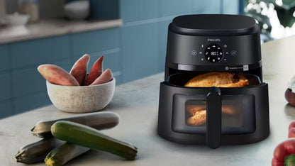 Philips 6.2L Airfryer | Electric Healthy Crispy Oil-Free Cooking Grill Roast Rehea | Non-Stick Cooking