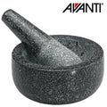 Avanti Resin Mortar Pestle Set Garlic Herb Spice Mixing Grinding Crusher Bowl Restaurant Grinder