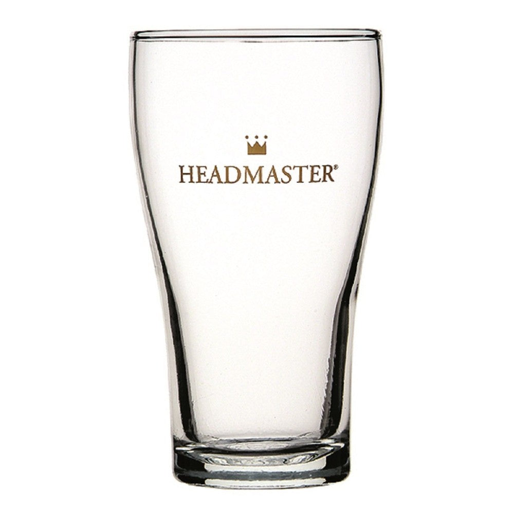 Set of 6 Conical Beer Alcohol Glasses - 425ml Schooner Craft Ale Lager Draught Drink Beverage Glassware